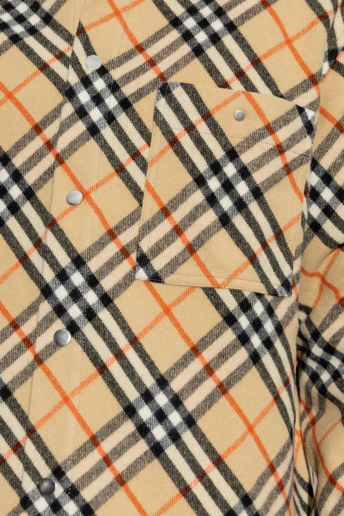 Burberry scribble check cotton shirt best sale